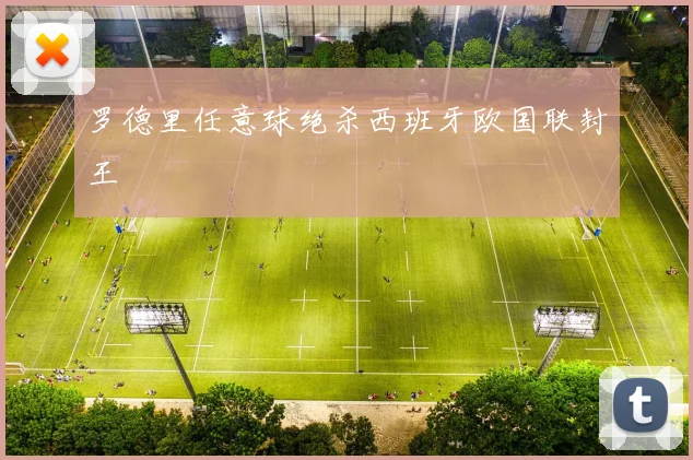 罗德里任意球绝杀西班牙欧国联封王