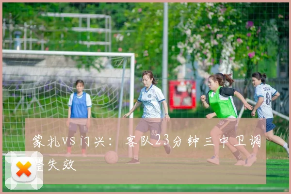 蒙扎vs门兴:客队23分钟三中卫调整失效